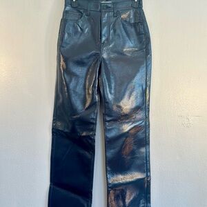 Pistola Shiny Navy Straight Leg Jeans